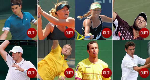 Wipeout Wednesday at Wimbledon