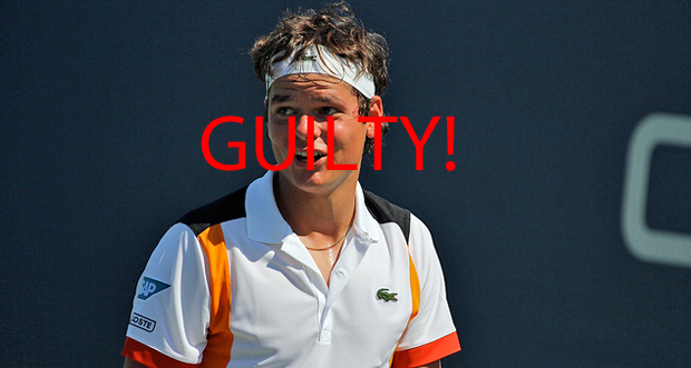 Milos Raonic Admits He Touched the Net During Del Potro Match